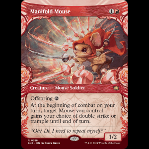 MTG Manifold Mouse Bloomburrow blb#318