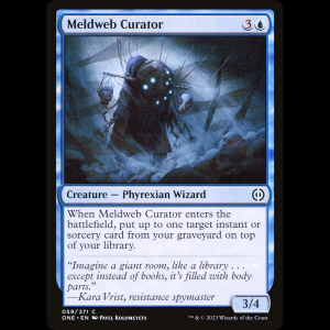 MTG Conservador de la red mental (Meldweb Curator) Phyrexia: All Will Be One one#59