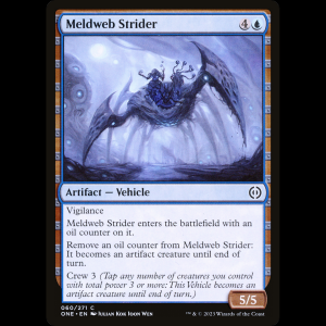 MTG Zancudo de la red mental (Meldweb Strider) Phyrexia: All Will Be One one#60