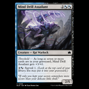 MTG Mind Drill Assailant Bloomburrow - FOIL blb#225