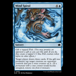 MTG Mind Spiral Bloomburrow  blb#59