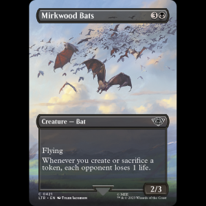 MTG Mirkwood Bats The Lord of the Rings: Tales of Middle-earth ltr#421