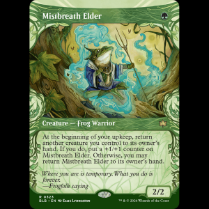 MTG Mistbreath Elder Bloomburrow blb#323