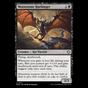 MTG Moonstone Harbinger Bloomburrow blb#101