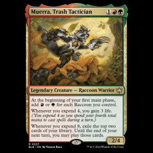 MTG Muerra, Trash Tactician Bloomburrow blb#227