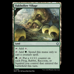 MTG Oakhollow Village Bloomburrow blb#258