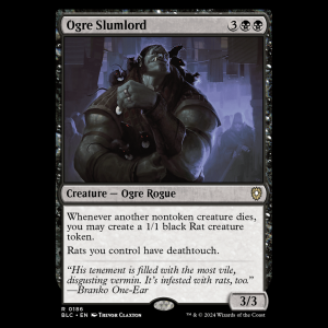 MTG Ogre Slumlord Bloomburrow Commander blc#186