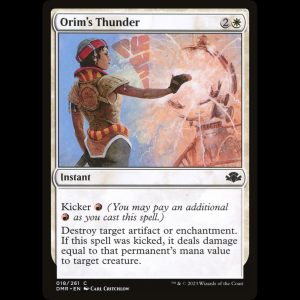 MTG Orim's Thunder Dominaria Remastered dmr#18