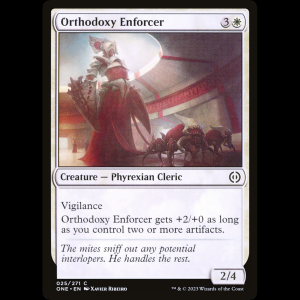 MTG Orthodoxy Enforcer Phyrexia: All Will Be One one#25