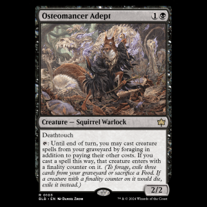 MTG Osteomancer Adept Bloomburrow blb#103