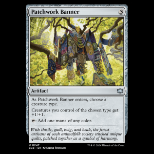 MTG Patchwork Banner Bloomburrow blb#247