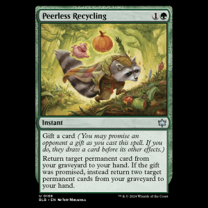 MTG Peerless Recycling Bloomburrow blb#188