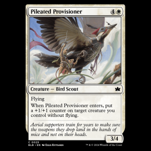 MTG Pileated Provisioner Bloomburrow  blb#25