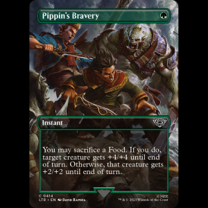 MTG Pippin's Bravery The Lord of the Rings: Tales of Middle-earth ltr#414