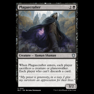 MTG Plaguecrafter Bloomburrow Commander blc#187