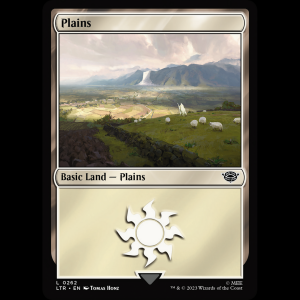 MTG Plains The Lord of the Rings: Tales of Middle-earth - FOIL ltr#262