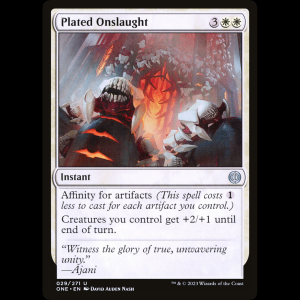 MTG Embestida acorazada (Plated Onslaught) Phyrexia: All Will Be One one#29