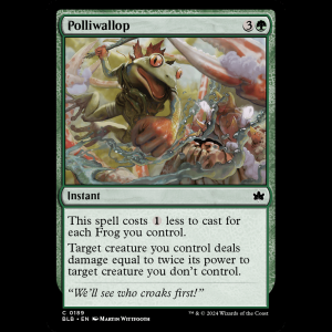 MTG Polliwallop Bloomburrow blb#189