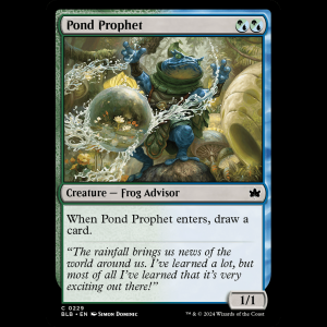 MTG Pond Prophet Bloomburrow - FOIL blb#229