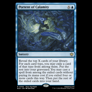 MTG Portent of Calamity Bloomburrow blb#66