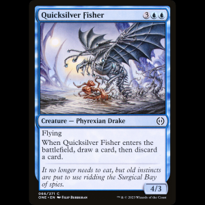 MTG Quicksilver Fisher Phyrexia: All Will Be One one#66