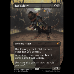 MTG Rat Colony Special Guests spg#56