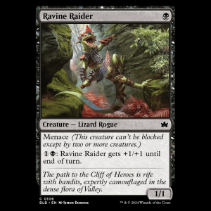 MTG Ravine Raider Bloomburrow - FOIL blb#106