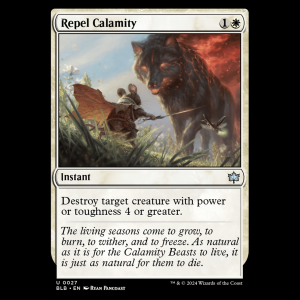 MTG Repel Calamity Bloomburrow - FOIL blb#27