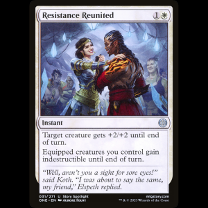 MTG Resistencia reunida (Resistance Reunited) Phyrexia: All Will Be One one#31