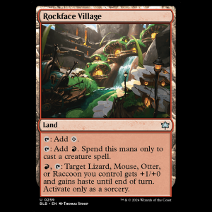 MTG Rockface Village Bloomburrow blb#259