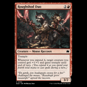 MTG Roughshod Duo Bloomburrow blb#150