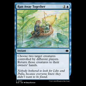 MTG Run Away Together Bloomburrow blb#67