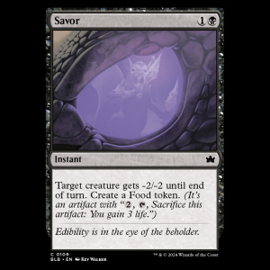 MTG Savor Bloomburrow blb#109