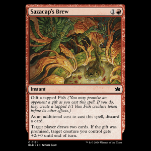 MTG Sazacap's Brew Bloomburrow  blb#151