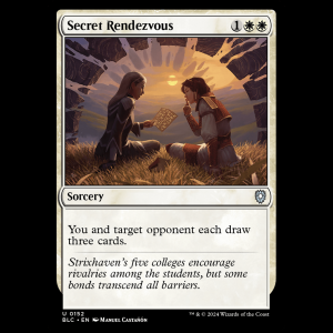 MTG Secret Rendezvous Bloomburrow Commander blc#152