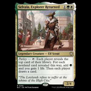 MTG Selvala, Explorer Returned Bloomburrow Commander blc#259