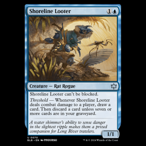 MTG Shoreline Looter Bloomburrow - FOIL blb#70