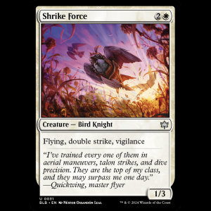 MTG Shrike Force Bloomburrow - FOIL blb#31