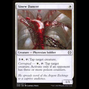 MTG Bailarín de tendones (Sinew Dancer) Phyrexia: All Will Be One one#32