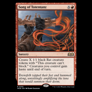 MTG Song of Totentanz Wilds of Eldraine woe#150