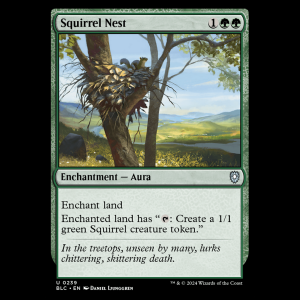 MTG Squirrel Nest Bloomburrow Commander blc#239