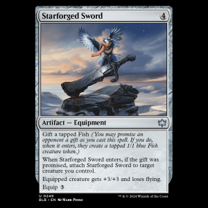 MTG Starforged Sword Bloomburrow - FOIL blb#249