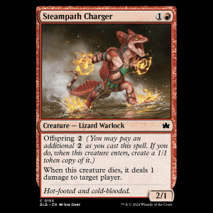 MTG Steampath Charger Bloomburrow blb#153