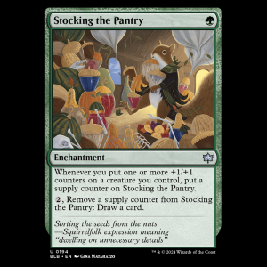 MTG Stocking the Pantry Bloomburrow - FOIL blb#194