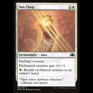 MTG Sun Clasp Dominaria Remastered dmr#30