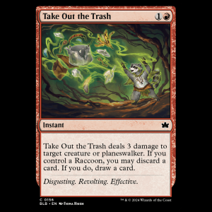 MTG Take Out the Trash Bloomburrow - FOIL blb#156