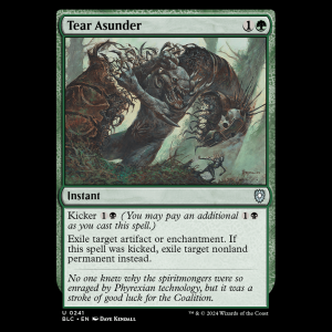 MTG Tear Asunder Bloomburrow Commander blc#241