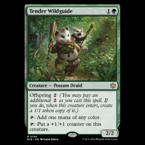 MTG Tender Wildguide Bloomburrow  blb#196