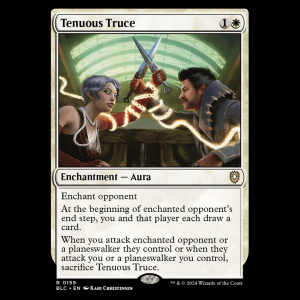 MTG Tenuous Truce Bloomburrow Commander blc#159