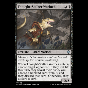 MTG Thought-Stalker Warlock Bloomburrow  blb#118